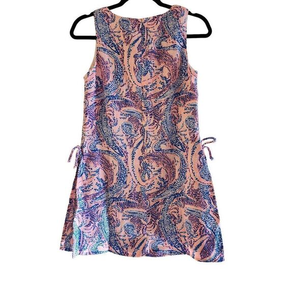 Lilly Pulitzer  NWT Donna  Romper Coastal Blue Maybe Gator size 2 - Picture 4 of 11